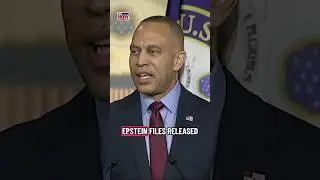 Hakeem Jeffries takes jab at President Trump over Epstein files