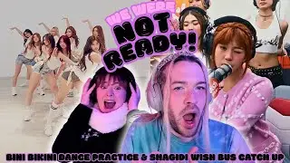 BINI | &rsquo;Bikini&rsquo; Dance Practice & 'Shagidi' Wish Bus COUPLE REACTION!