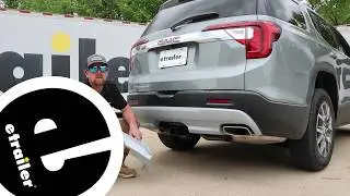 Step-By-Step Installation Tutorial for the etrailer Trailer Hitch Receiver on a 2023 GMC Acadia