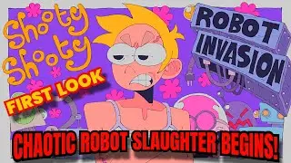 CHAOTIC ROBOT SLAUGHTER! First Look at Shooty Shooty Robot Invasion 🤖💥