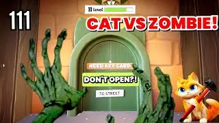 I Am Cat Mobile &ndash; CAT VS ZOMBIE?! Will the Key Card Door Open?!
