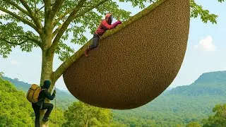 Daring Climb for Wild Honey &ndash; Unexpected Encounter with a &lsquo;Lazy&rsquo; Bee Hive