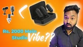 Portronics Vlogmate 2 Dual Wireless Microphone Mic Review Price Unboxing !