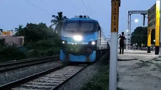 [6 in 1] Shatabdi+ Yelagiri+ WAG-12 skips korattur aggressively | Chennai - Arakkonam line.