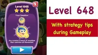Inside Out Thought Bubbles - Level 648 - Tips and Strategy Gameplay Walkthrough Youtube No Boosters