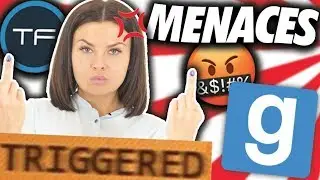 Une E-GIRL de TEAMFRENCH me MENACE VIOLEMMENT ! 😱  - GMOD PRISONRP TROLL