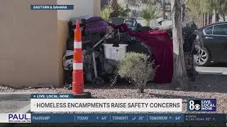 Community calls for action as homeless encampments persist in east Las Vegas
