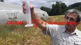 Video 13 - Aforo de goteros