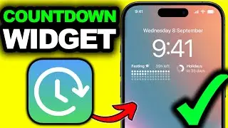 UPDATED 2026! How To Put A Day Countdown On iPhone Lock Screen