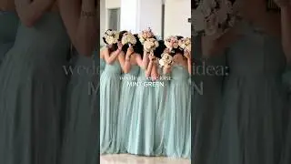 Another wedding theme idea: mint green 💚 #weddingph #weddingcontentcreator #weddingvideographer