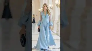 Timeless Beauty in Motion 👗 #TimelessFashion #ModernWoman #StyleInspiration #BeautifulDress