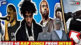 GUESSING 40 RAP SONGS FROM INTRO&hellip;..( 99.9% YOU WILL FAIL! )