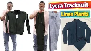 Lycra Track suit premium Quality &  Linen Jute Pants