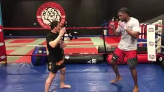Kick catch counter throw combo-Srisuk Muay Thai.