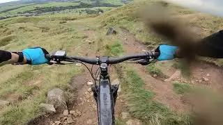 Stoodley Pike EMTB Descent full run raw.