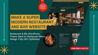 Restaurant & Bar Website in Minutes: BrewHub WordPress Theme Review | Create Your Restaurant Website