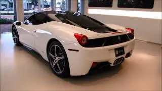 3 Ferrari 458 Italia's at Palm Beach Ferrari.wmv