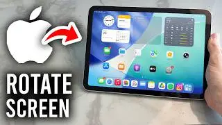 How To Rotate Screen On iPad - Tutorial