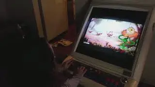 Cuphead on a Japanese Candy Cab / CRT