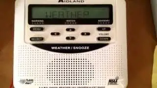 Weatheradio Canada - Extreme Cold Warning & Snow Squall Watch (07/01/2015)