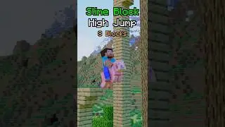 Minecraft Slime Block Jumps Get CRAZY..