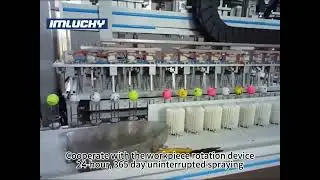 Hardware painting, one spray and you're done!#paintingmachine #sprayingequipment #automation