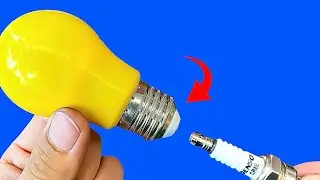 Just plug the spark plug into the LED bulb and you will be amazed! Great invention!