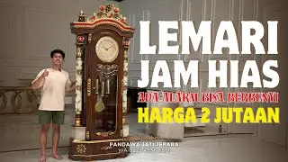 BANTING HARGA!! JAM HIAS UKIR FULL KAYU JATI HARGA 2 JUTAAN SAJA PRODUK ASLI JEPARA