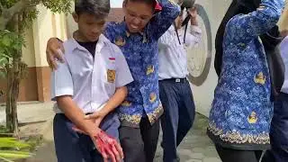SIMULASI PENANGGULANGAN BENCANA GEMPA BUMI | SPAB SMP NEGERI 2 PIYUNGAN 2025