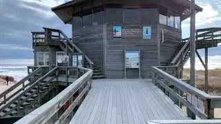 Fire Island National Seashore at Smith Point Long Island New York Sunday January 19, 2020.