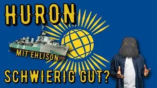 World of Warships Legends - HURON - Tier 7 - Schwierig gut? mit Ehlison [DE/ENG gameplay]