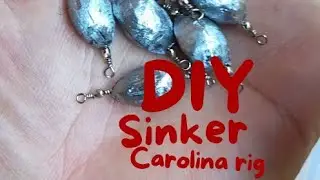 DIY Sinker Carolina Rig mudah dan hemat biaya 