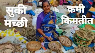 सुक्या मच्छी चा बाजार | Marol Andheri | Mumbai | Dry fish market | Fish Market | #vlog26