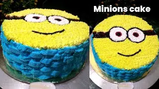 Minions cake design for birthday| simple and easy Minions cake design| Online cake decoration ideas|