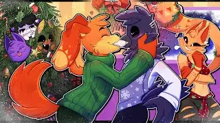 Dogday X CatFeine & Poe's Critter Kissmass┃Poppy Playtime Chapter 4┃Comic Dub