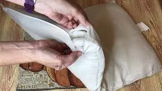 DIY with Chas - Easy No Sew Pillow