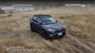 TOYOYA RAV4, guía de instalación rack de techo