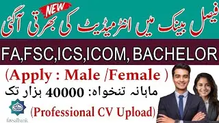 Faysal Bank Jobs 2024: Intermediate | Apply Online Now! | Step-by-Step Guide