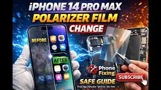 iPhone 14 Pro Max Polarizer Paper Change| Display Screen Repair 