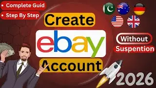 How to Create an eBay Account In (2026)💥 | Step-by-Step Guide for UK, USA, Australia & Pakistan