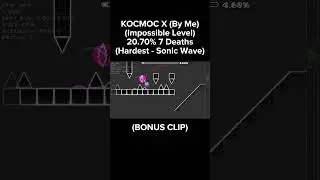 Slaughterhouse River 2 Deaths +BONUS CLIP (Hardest - Sonic Wave) #geometrydash #goated #gaming
