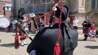 The Scots Guards Association | Isle of Wight Marching Bands in St Thomas’ Square | Newport Carnival