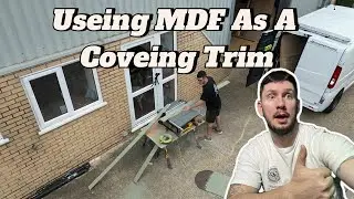 MDF Cover Trim #diy #carpentrylife