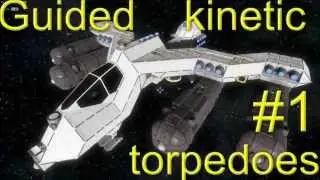 Space Engineers. Guided kinetic torpedo #1.