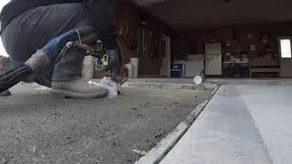 Kansas City Polyjacking Experts Lifting Driveway - See the Lift  In Action