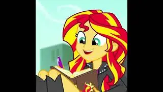#dccomics Sunset Shimmer and Twilight debates about the Batman assault on Arkham!