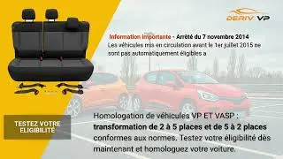 Homologation V&eacute;hicule : Passer de 2 Places &agrave; 5 Places (Guide Complet) | Deriv VP
