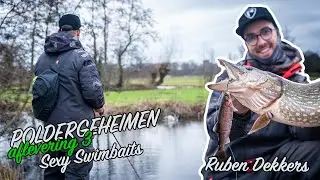 Met GROTE swimbaits achter GROTE poldersnoeken aan! | Ruben Dekkers