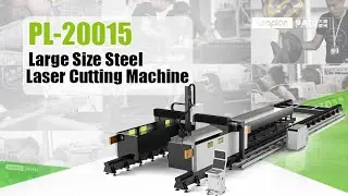 F-PL Large size steel cutting machine: High power and high precision.