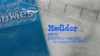 DIY Medidor regla plástico mágico encogible (tip) (tutorial)